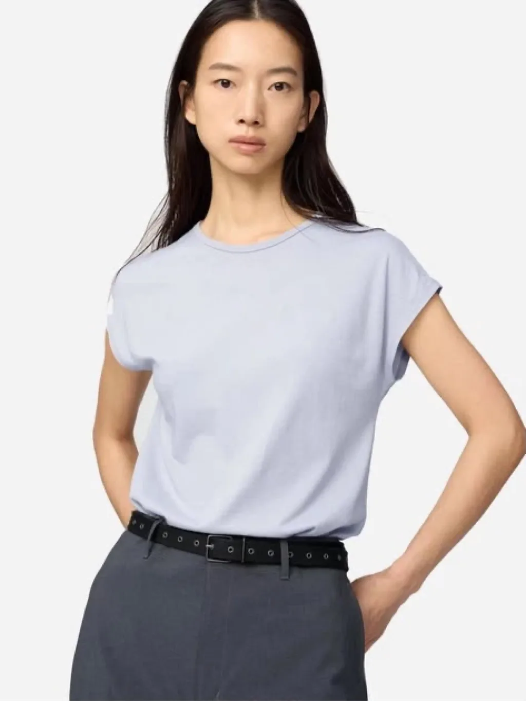 Жіноча футболка оверсайз uniqlo drape t-shirt