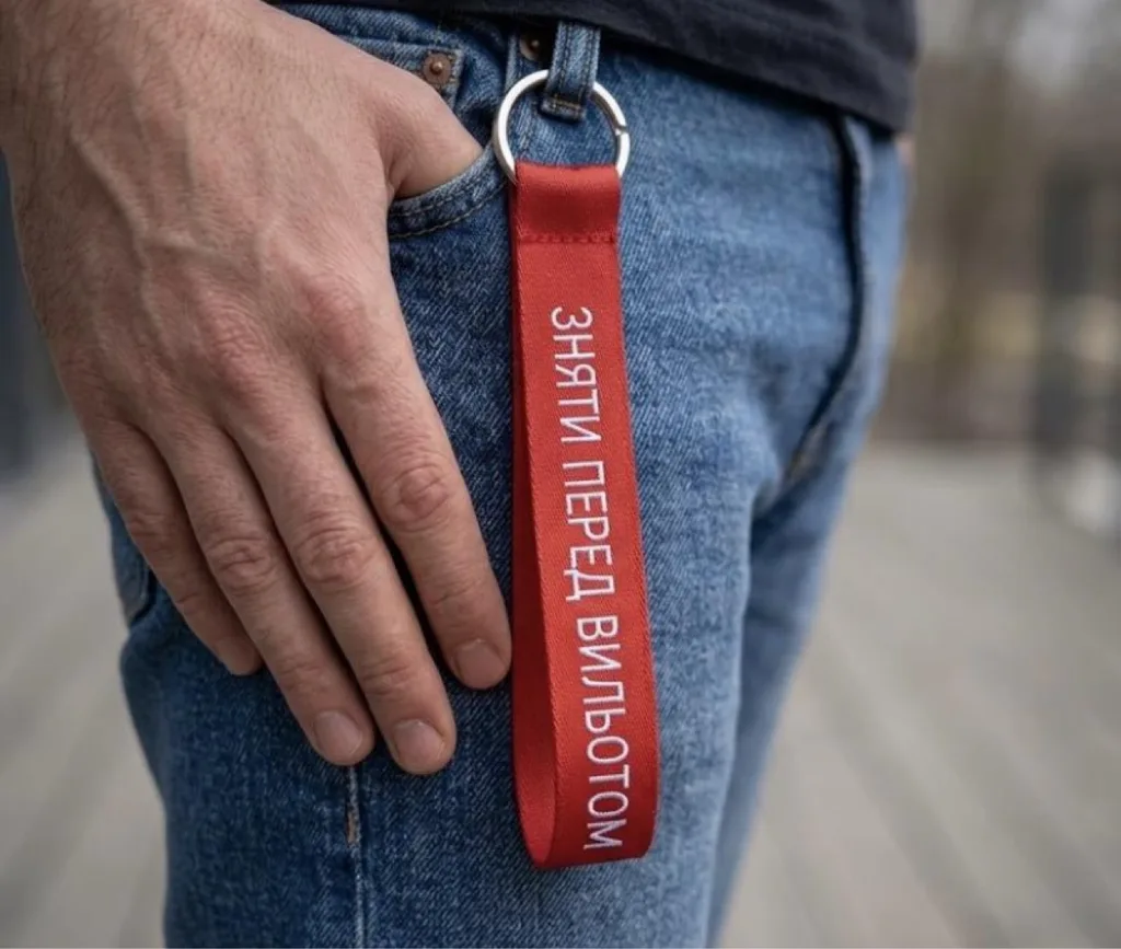 Авіаційний брелок «зняти перед вильотом» / remove before flight / edc / сувенір подарунок подарок