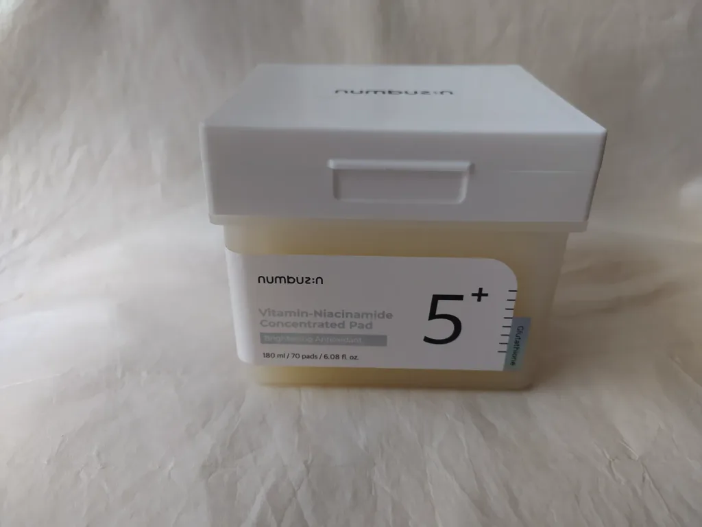 Тонер-пади для обличчя numbuzin no.5 vitamin-niacinamide concentrated pad